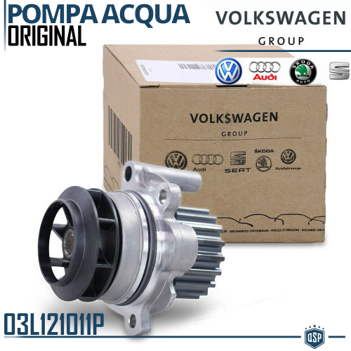 Pompa Acqua ORIGINALE Volkswagen Audi Seat Skoda, Ricambio Originale 03L121011P
